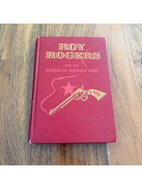Vintage 1946 Roy Rogers Raiders of Sawtooth Ridge Hardcover Whitman Book 1st Ed